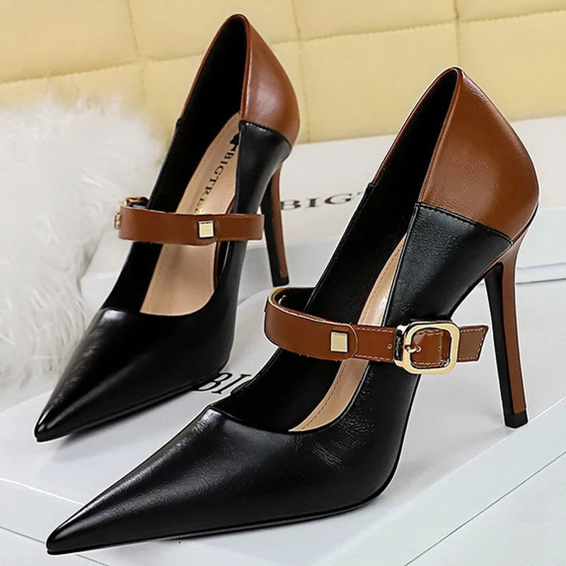 Funki Findz | Shoes | Women's Retro Colored Pointy Toe Stilettos
