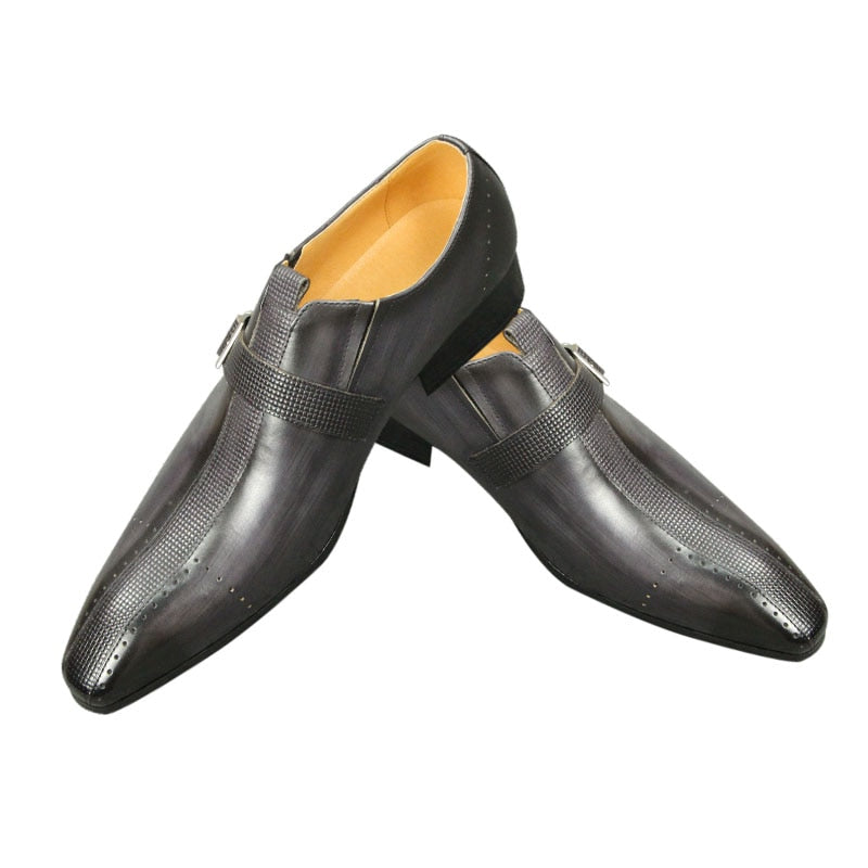 Funki Findz | Shoes | Men's Genuine Leather Formal Dress Shoe