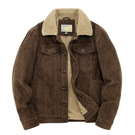 Funki Findz | Jackets | Men's Padded Corduroy Fleece Jacket
