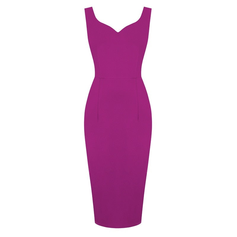Funki Findz | Dresses | Women's Cocktail Party Slim Pencil Dress