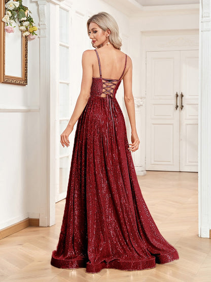 Funki Findz | Dresses | Women's Luxury Strappy Evening Dress