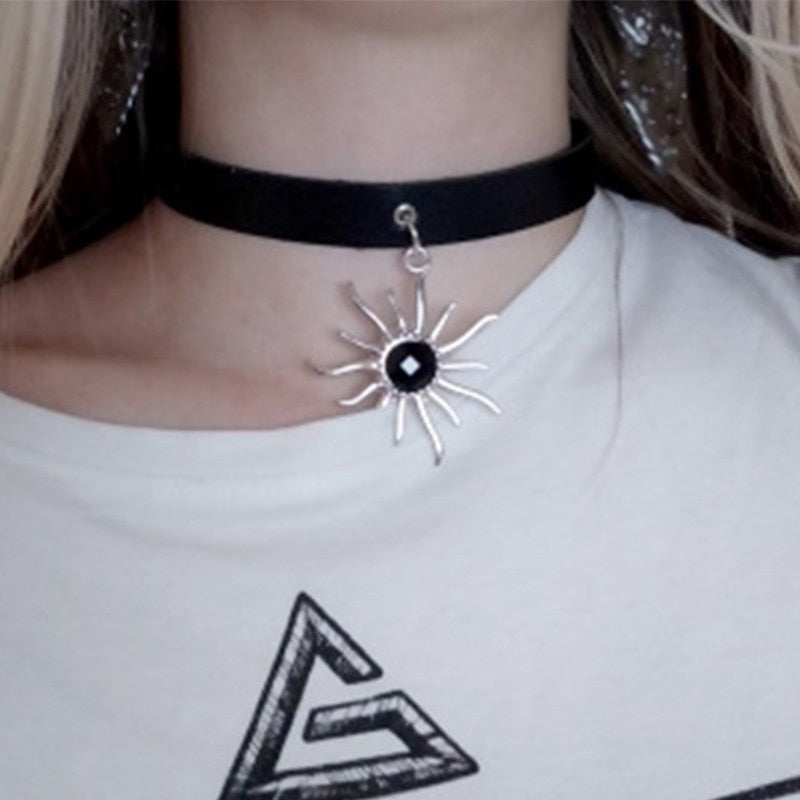 Funki Findz | Necklaces | Women's Black Goth Choker Necklace