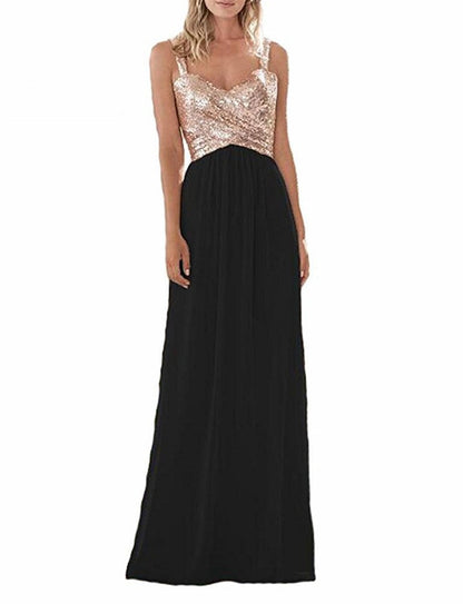 Funki Findz | Dresses | Women's Sequin Prom Bridesmaid Dress