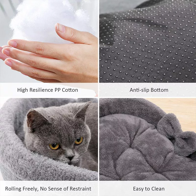 Funki Findz | Pet Beds | Cat Bed | Heart-shaped Cozy Cat Bed