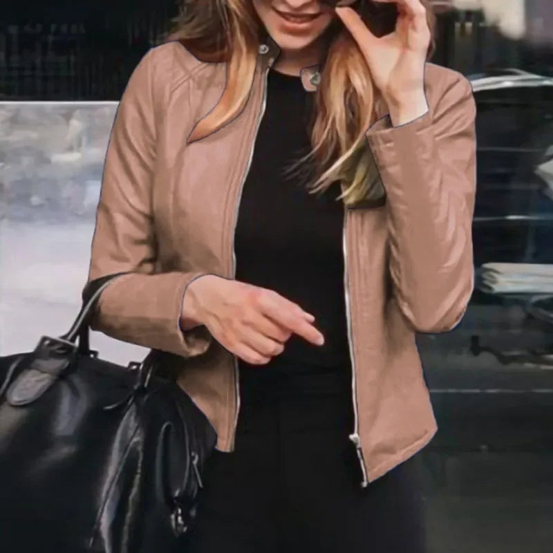Funki Findz | Jackets | Women's Slim Fit Faux Leather Jackets