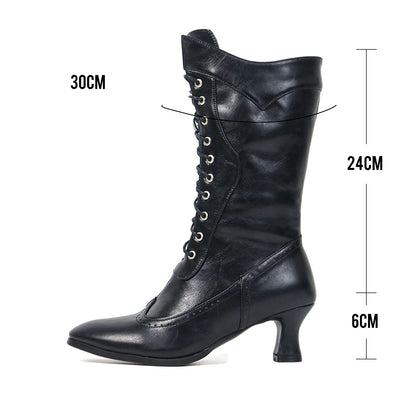 Funki Findz | Boots | Women's Victorian Style Lace Up Boots