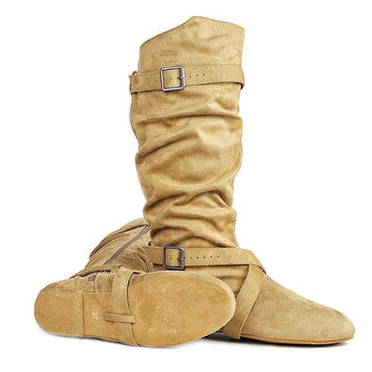 Funki Findz | Boots | Women's Line Dance Buckle Flat Boots