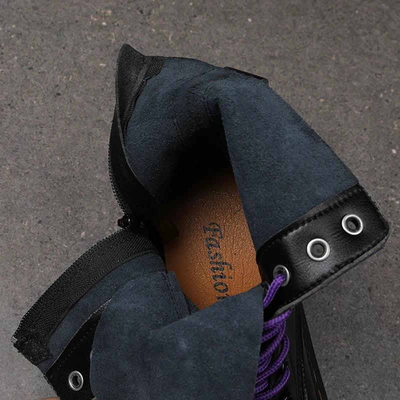 Funki Findz | Boots | Men's Women's 8-Hole Real Leather Boots