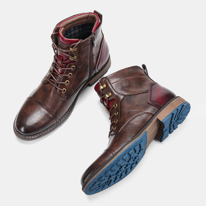 Funki Findz | Boots | Men's Leather Dress Boot | Retro Ankle Boot
