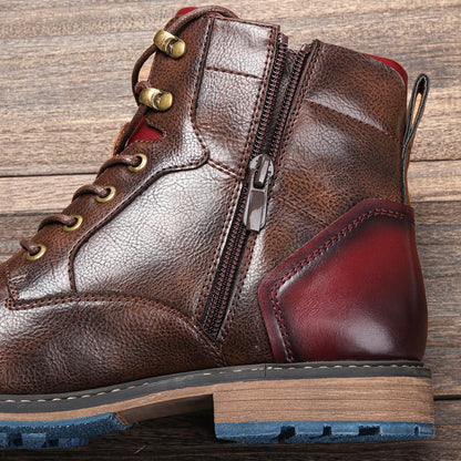Funki Findz | Boots | Men's Leather Dress Boot | Retro Ankle Boot