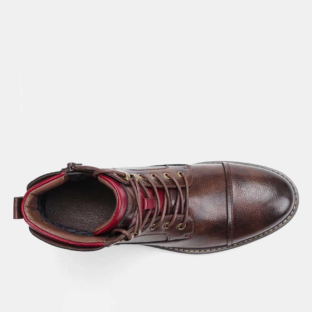 Funki Findz | Boots | Men's Leather Dress Boot | Retro Ankle Boot