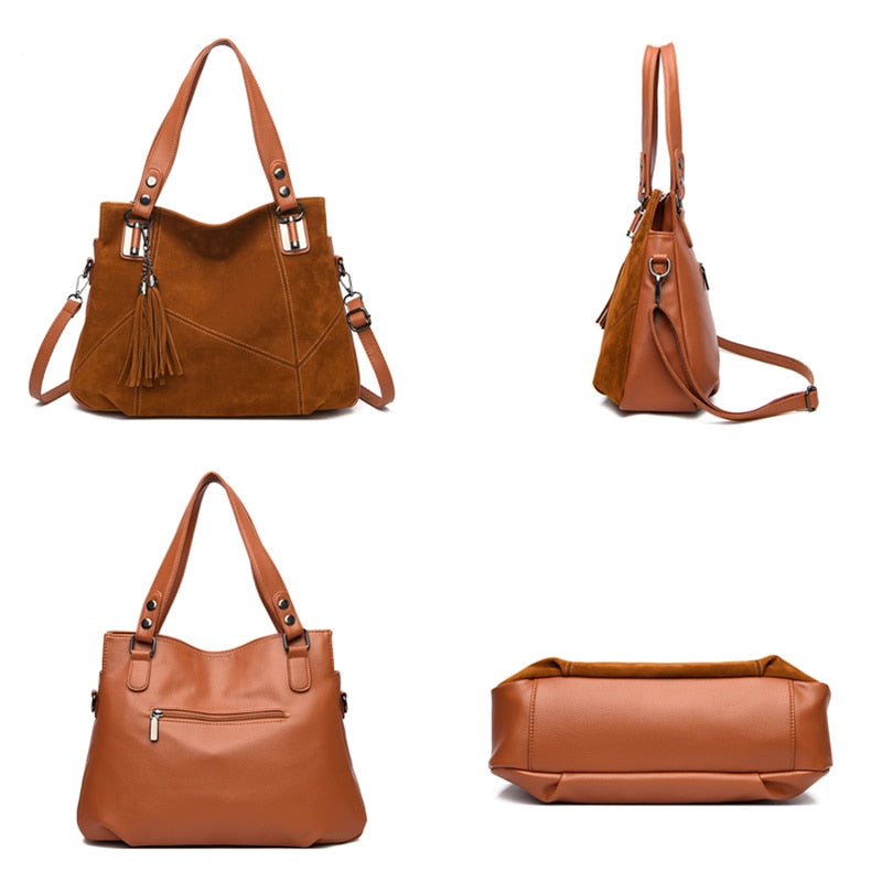 Funki Findz | Bags | Handbags | Women's Suede Shoulder Bag
