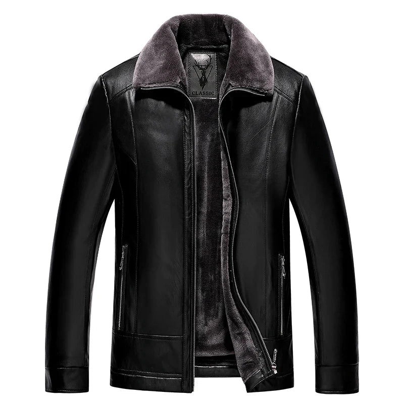 Funki Findz | Jackets | Men's Leather Fleece Motorcycle Jackets