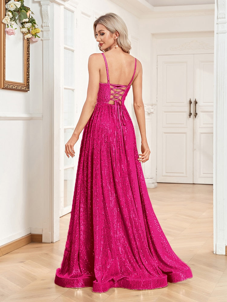 Funki Findz | Dresses | Women's Luxury Strappy Evening Dress