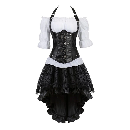 Funki Findz | Dresses | Women's Steampunk Top Corset Skirt Set