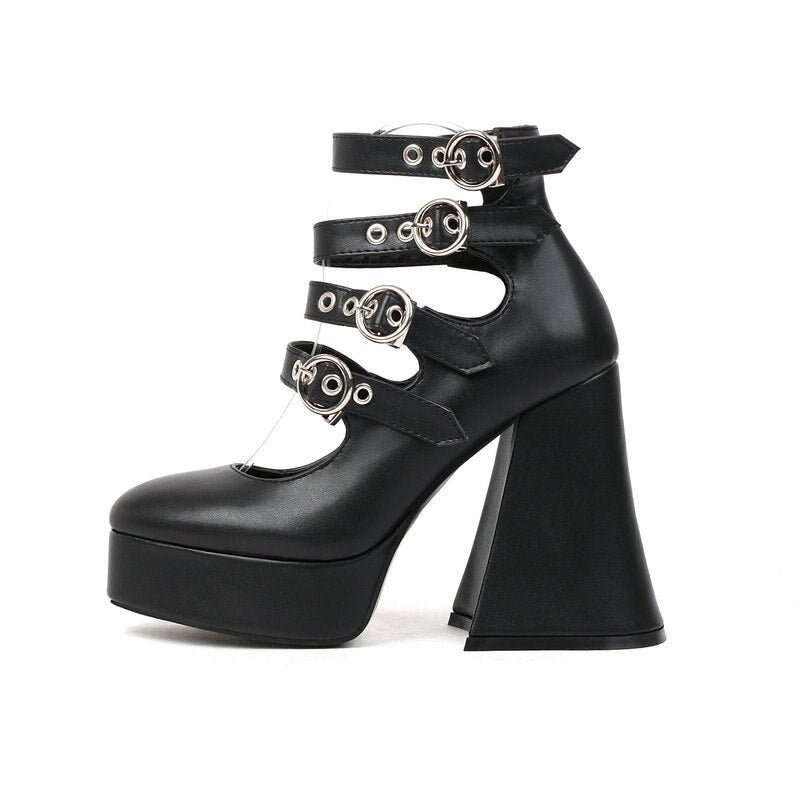 Funki Findz | Shoes | Women's Gothic Punk Mary Jane Platforms