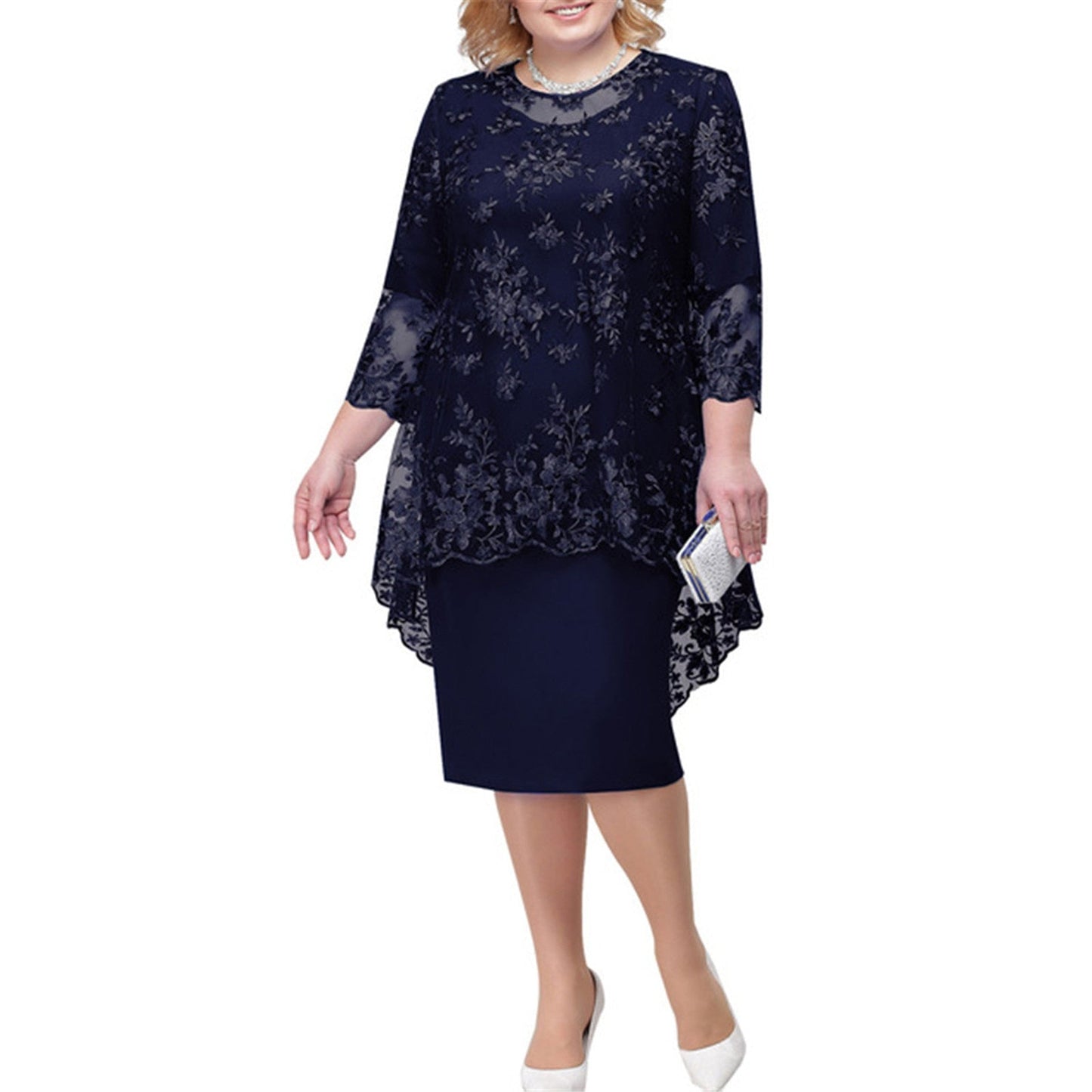 Funki Findz | Dresses | Women's Mother of The Bride Midi Dress
