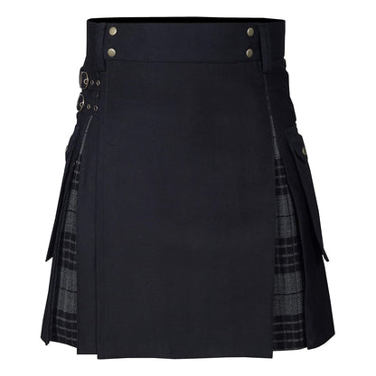 Funki Findz | Skirts | Men's Modern Gothic Punk Plaid Pleated Kilt