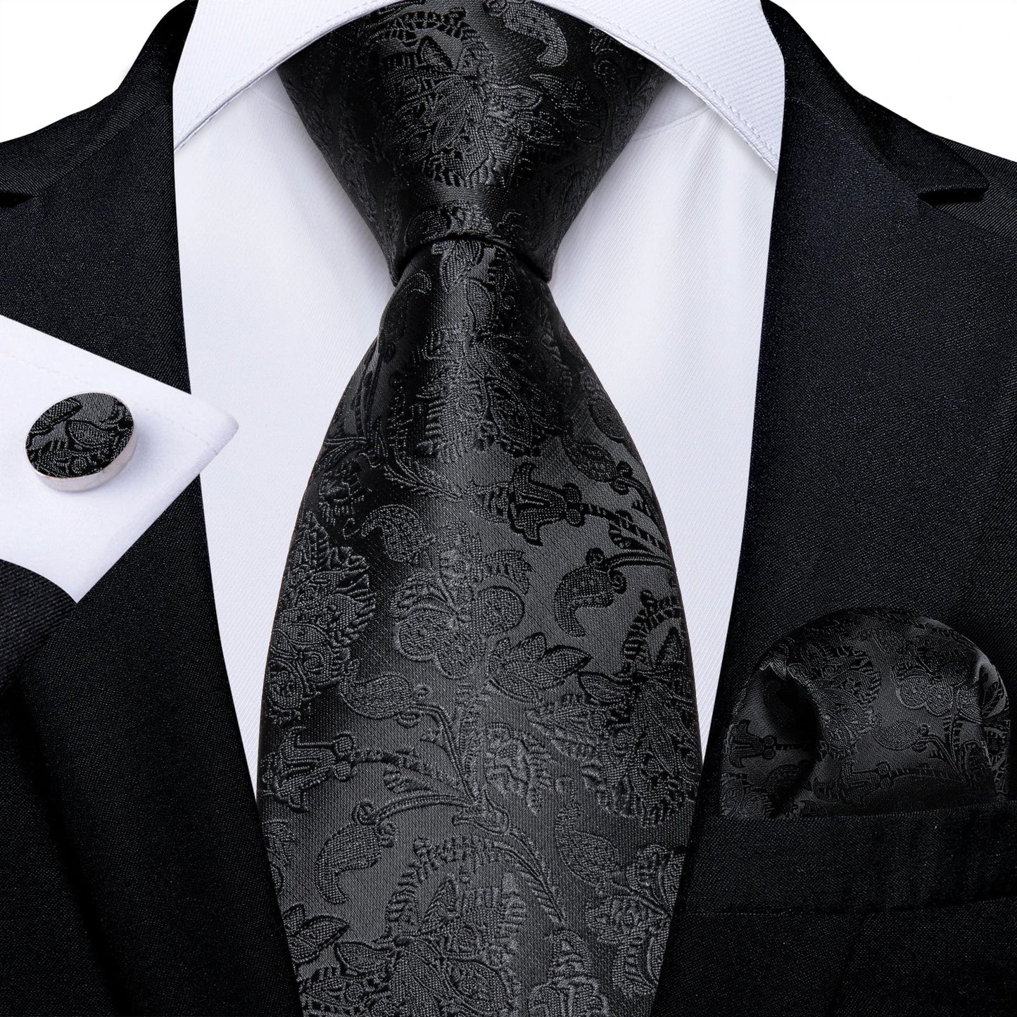 Funki Findz | Neck Ties | Men's Luxury 3Pcs Formal Tie Sets