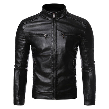 Funki Findz | Jackets | Men's Motorcycle Faux Leather Jacket