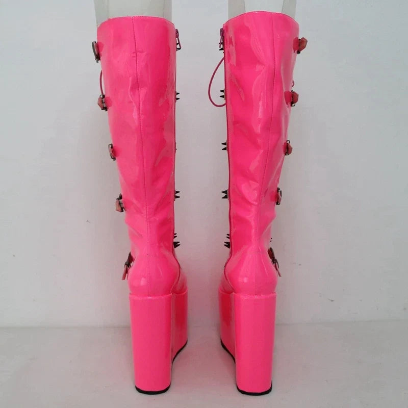Funki Findz | Boots | Women's Super High Custom Platform Boot