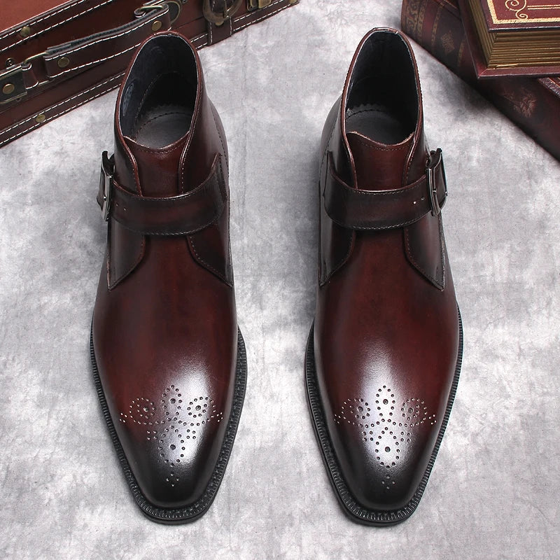 Funki Findz | Boots | Men's Luxury Genuine Leather Ankle Boots