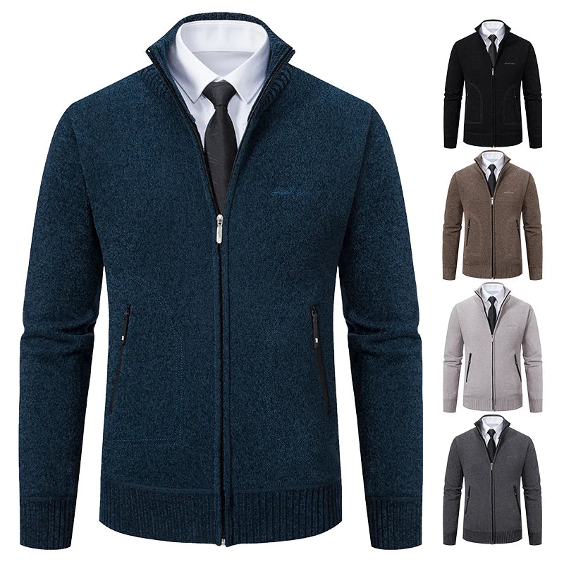 Funki Findz | Sweaters | Men's Casual Stand Up Collar Cardigans