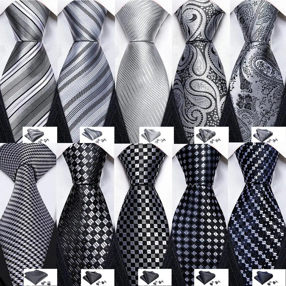 Funki Findz | Neckties | Men's Stylish Formal Silk Ties 3Pcs Sets