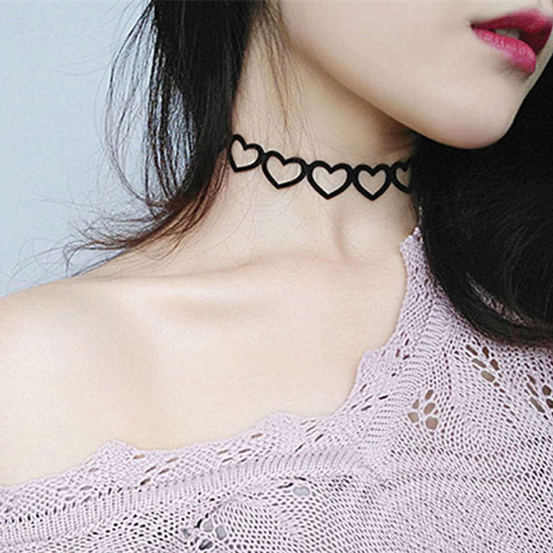 Funki Findz | Necklaces | Women's Black Goth Choker Necklace
