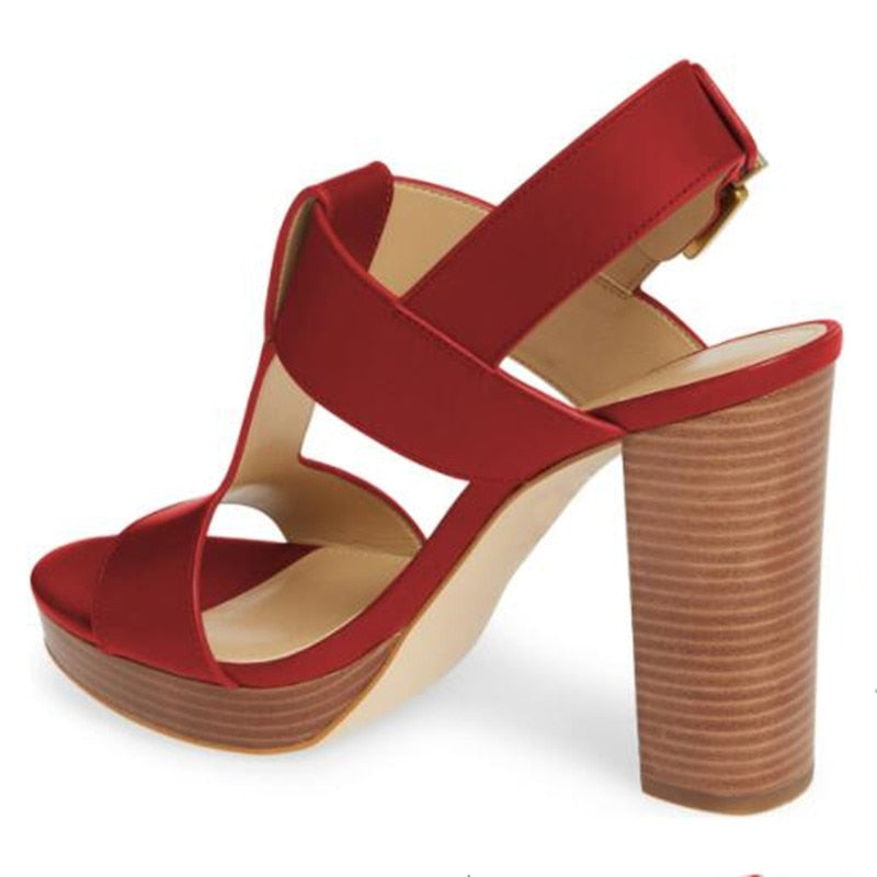 Funki Findz | Shoes | Women's Chunky High Heel Custom Sandals