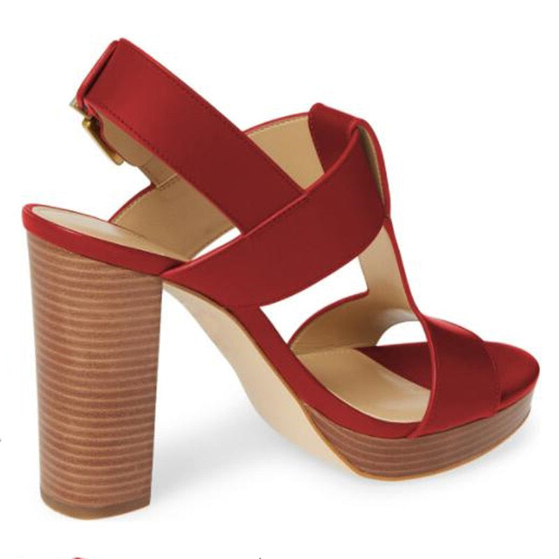 Funki Findz | Shoes | Women's Chunky High Heel Custom Sandals