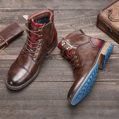 Funki Findz | Boots | Men's Leather Dress Boot | Retro Ankle Boot