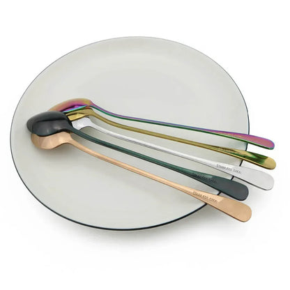 Funki Findz | Spoons | Long Handled Dessert Spoons | 4 Pcs