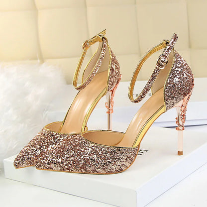 Funki Findz | Shoes | Women's Elegant Party Glitter Sandals