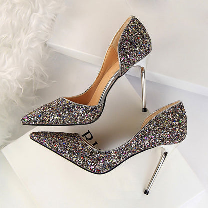 Funki Findz | Shoes | Women's Elegant Glitter Wedding Shoes