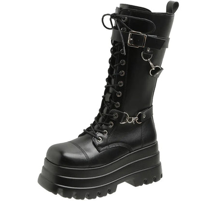 Funki Findz | Boots | Women's Gothic Punk Retro Biker Boots