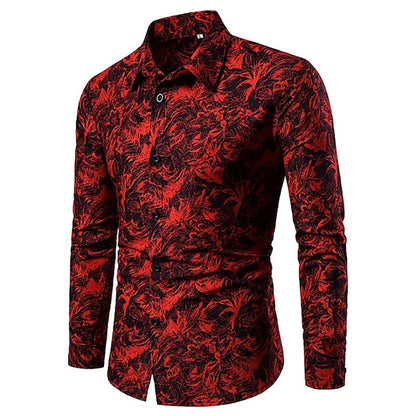 Funki Findz | Shirts | Men's Long Sleeved Dress Shirt | Slim Fit