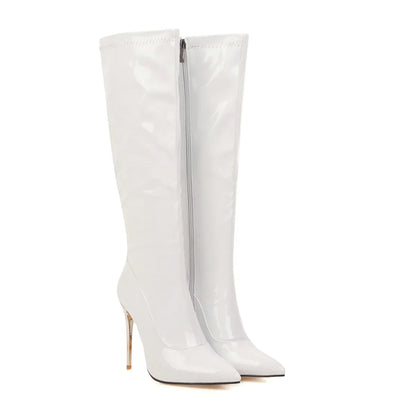 Funki Findz | Boots | Women's Sexy High Zipper Stiletto Boots