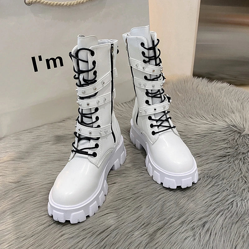 Funki Findz | Boots | Women's Gothic Platform Combat Boots