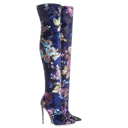 Funki Findz | Boots | Women's Over Knee Stretch Stiletto Boots