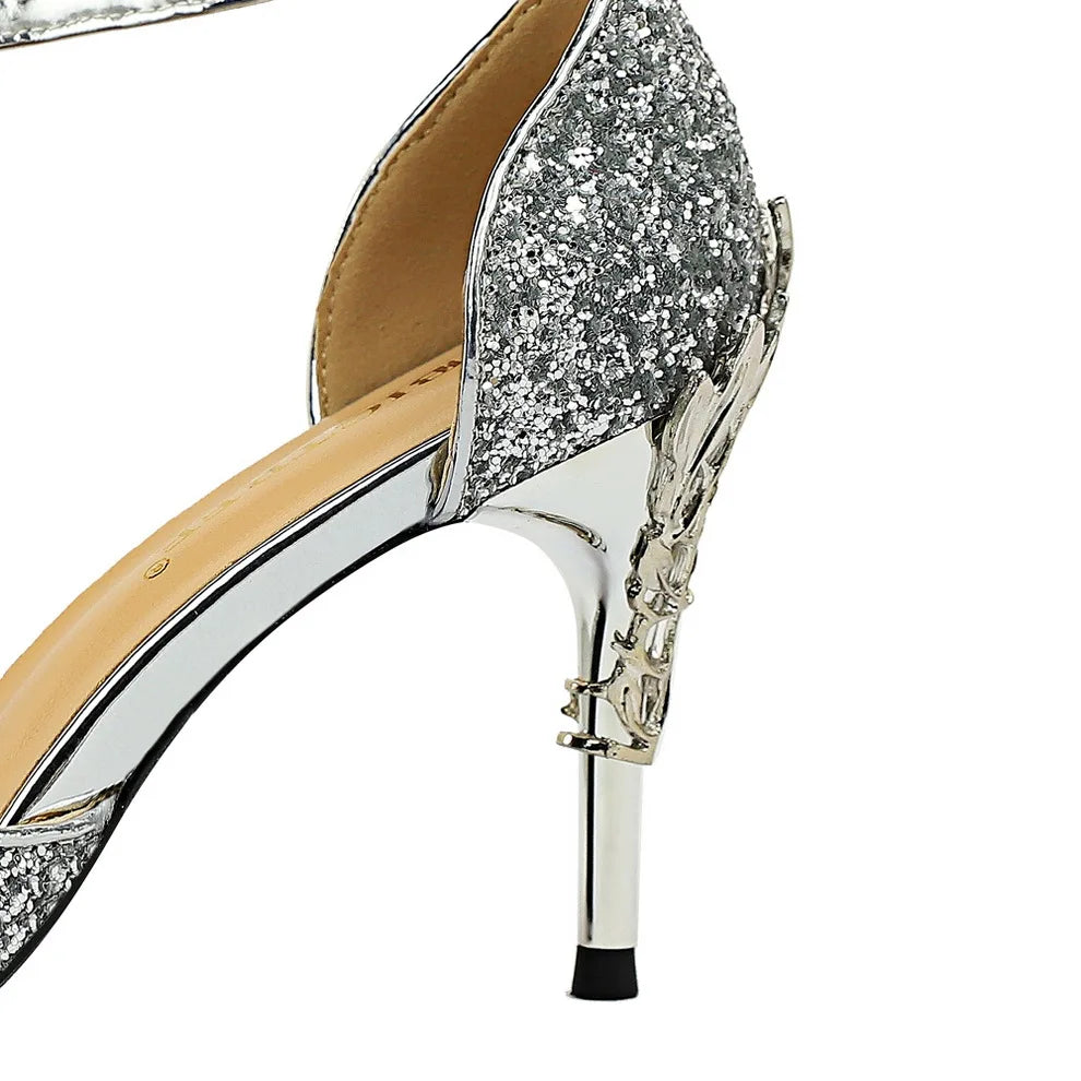 Funki Findz | Shoes | Women's Elegant Party Glitter Sandals