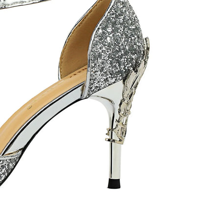 Funki Findz | Shoes | Women's Elegant Party Glitter Sandals