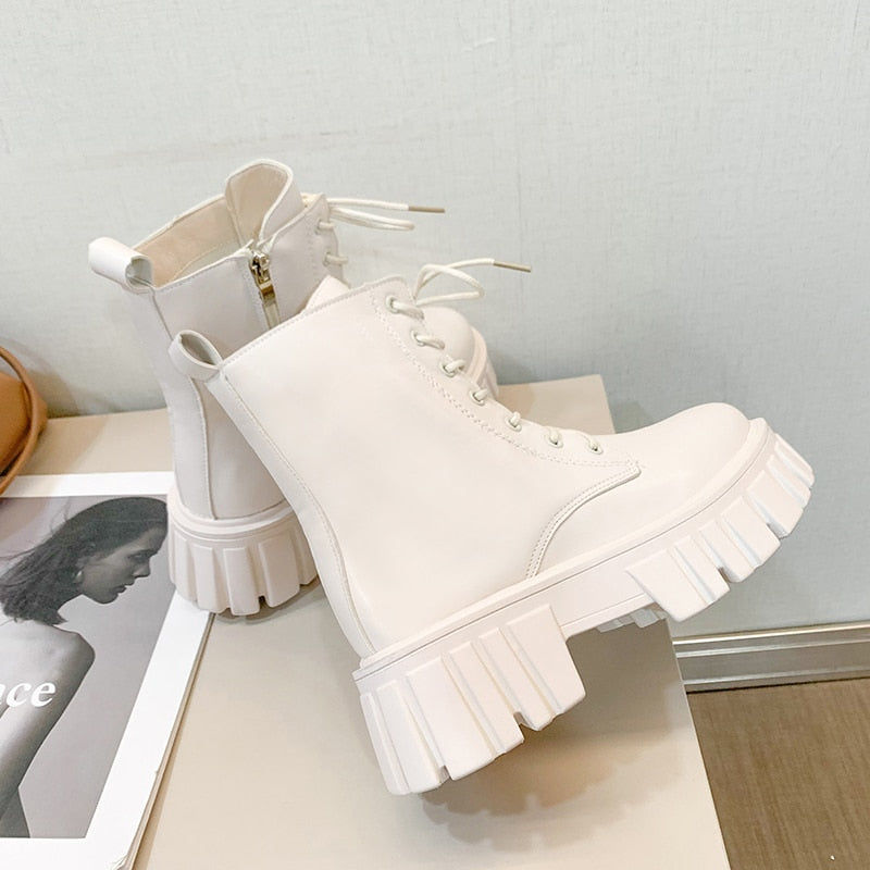 Funki Findz | Boots | Women's Gothic Punk Chunky Platform Boot