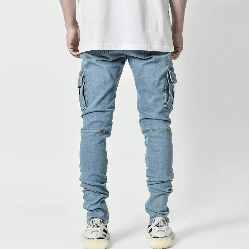 Funki Findz | Pants | Men's Stretch Slim Fit Cargo Skinny Jeans