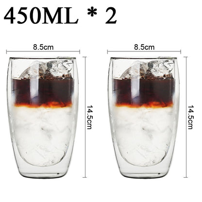 Funki Findz | Cups | Glass Double Wall Borosilicate Mug Sets