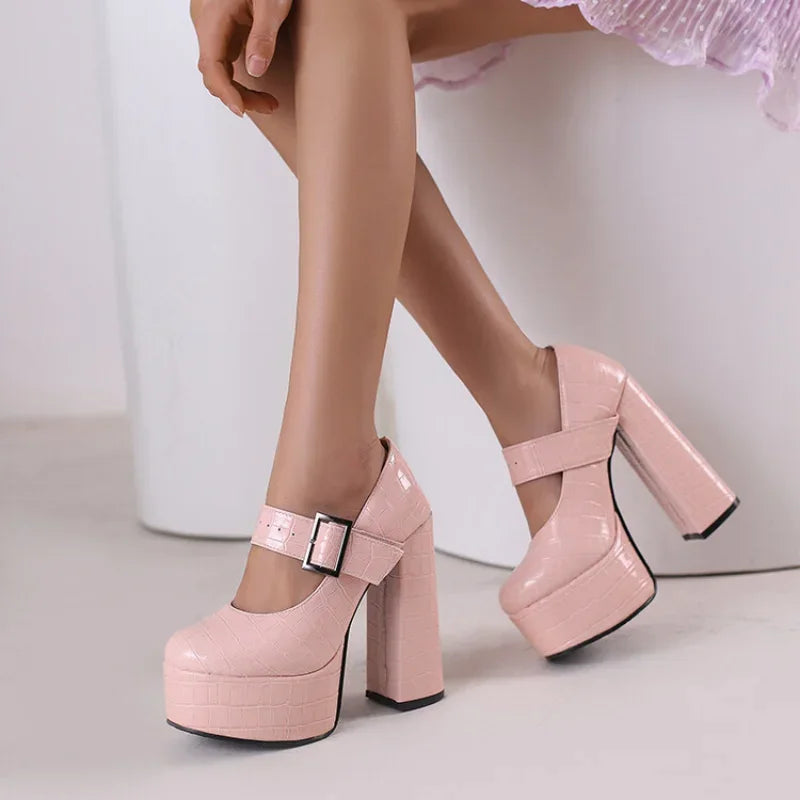 Funki Findz | Shoes | Women's Super-High Mary Jane Platforms