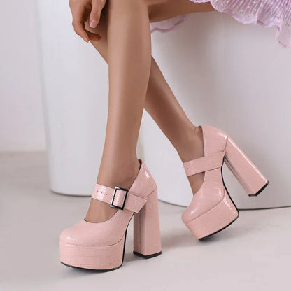 Funki Findz | Shoes | Women's Super-High Mary Jane Platforms