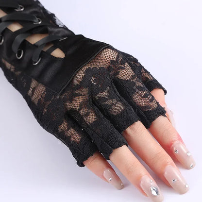 Funki Findz | Gloves | Women's Elbow Length Fingerless Gloves