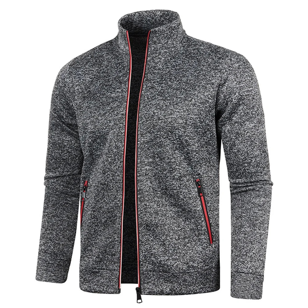 Funki Findz | Sweaters | Men's Zip Up Stand Collar Winter Jacket