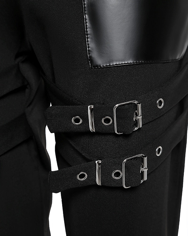 Funki Findz | Pants | Women's Gothic Punk Buckle Strap Pants